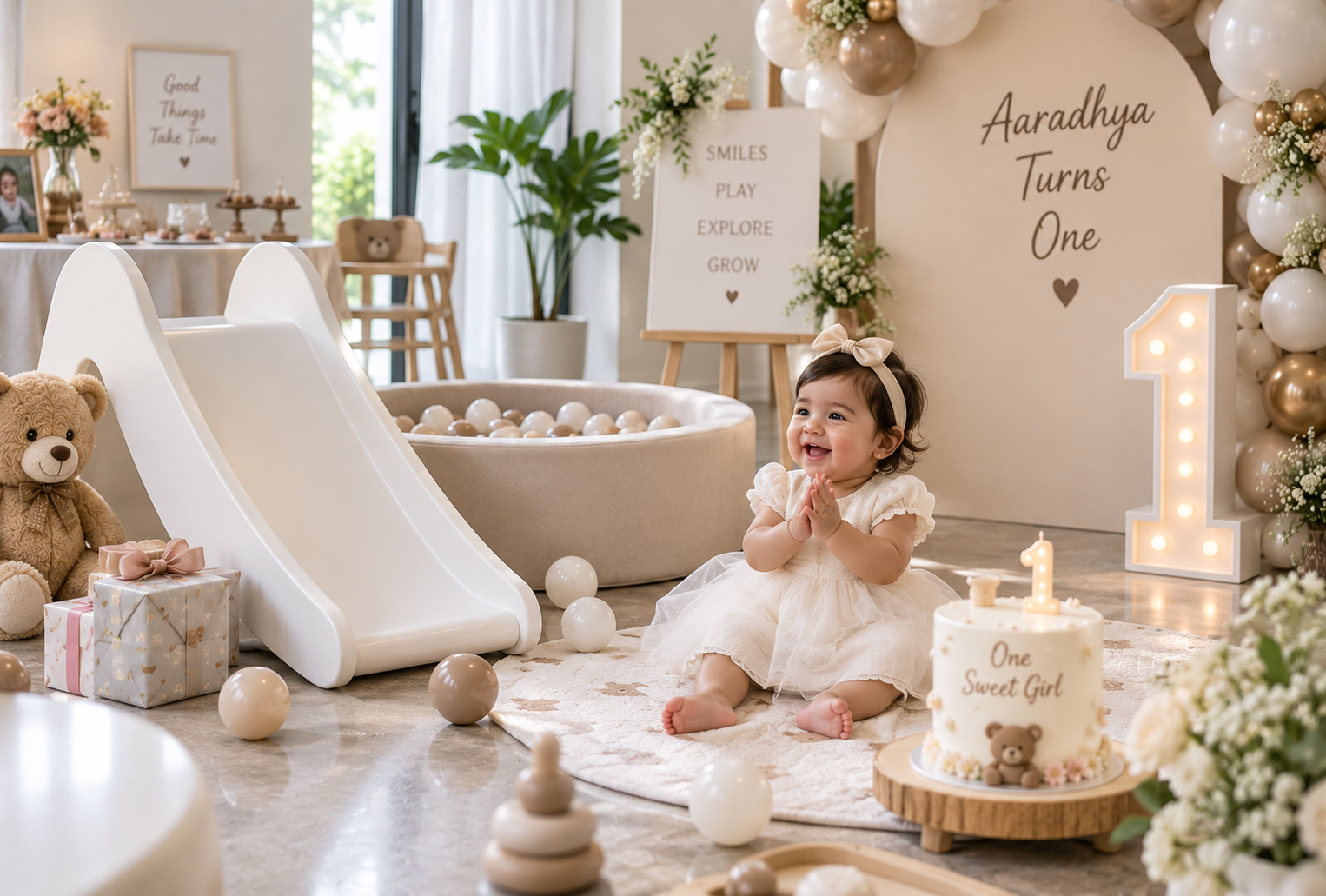 Little Lux party styling detail